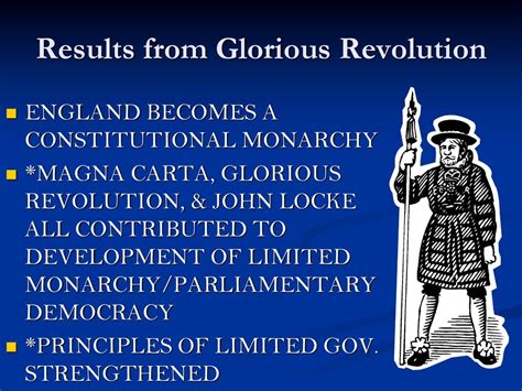 Glorious Revolution: A Catalyst for Parliamentary Supremacy and Limited Monarchy